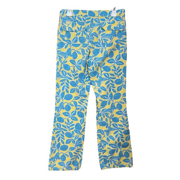 Lilly Pulitzer Cameron Pants Girls 12 Citrus Crush Adjustable Waist - Picture 3 of 8